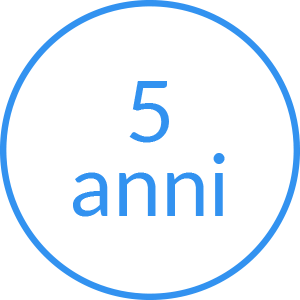 Garantito 5 anni